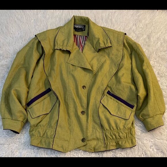 Vintage 90’s Yellow Coat XL - Picture 2 of 10